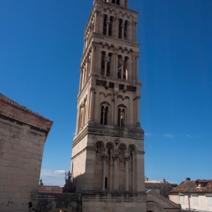 View of the main tower in split from our room
